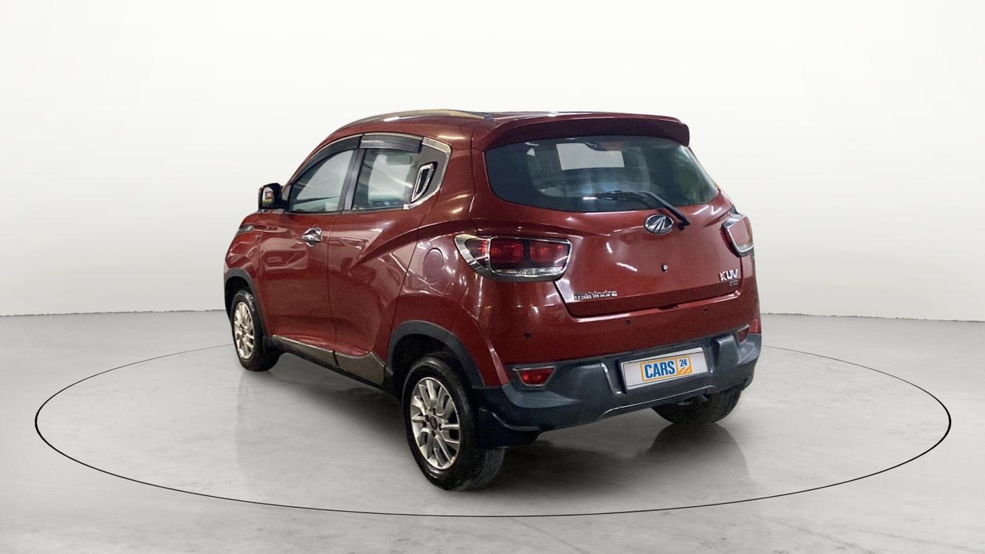 2016 Mahindra Kuv100 K8 5 STR, Petrol, Manual, 27,455 km, Left Back Diagonal