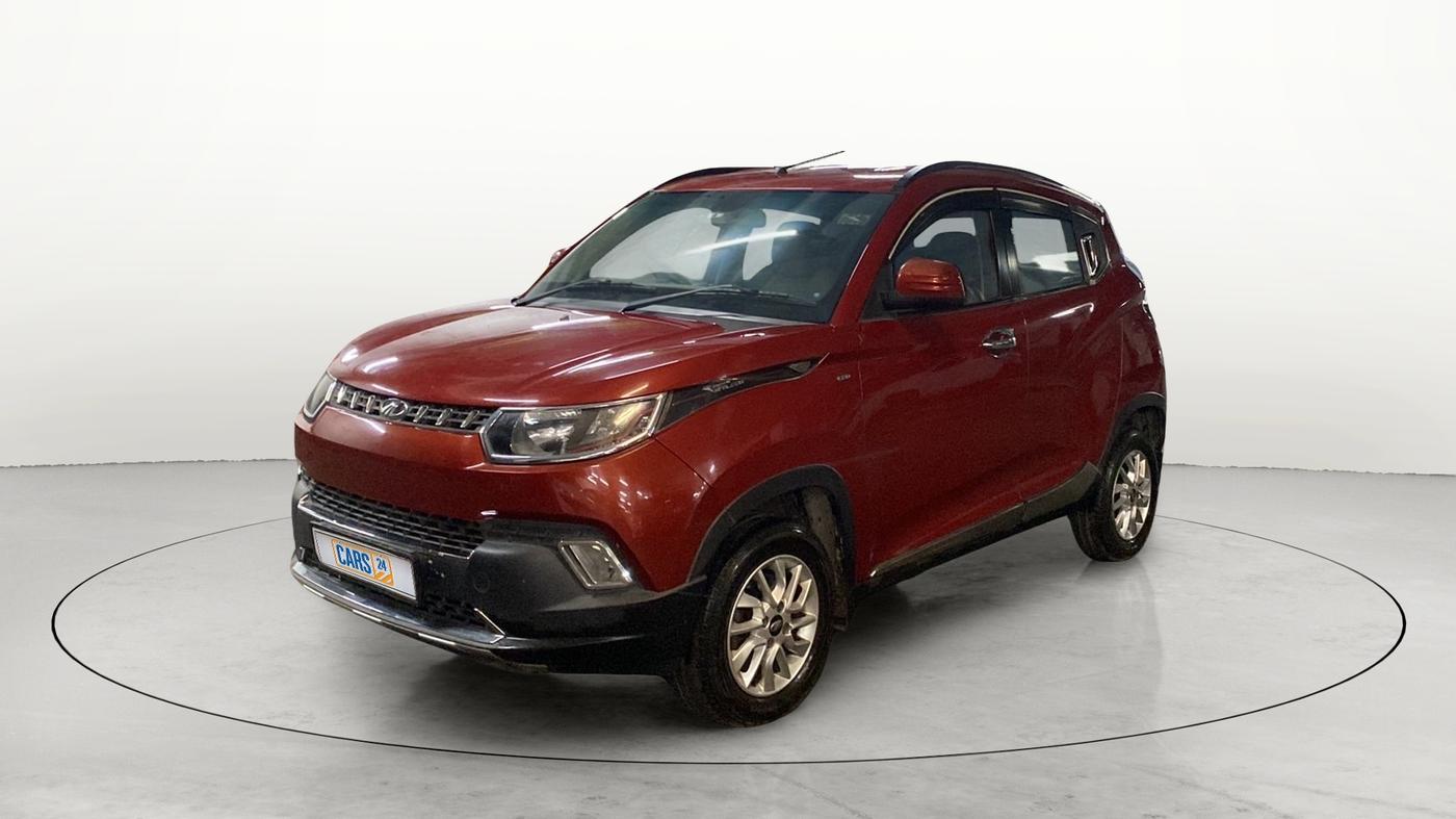 2016 Mahindra Kuv100 K8 5 STR, Petrol, Manual, 27,455 km, Left Front Diagonal
