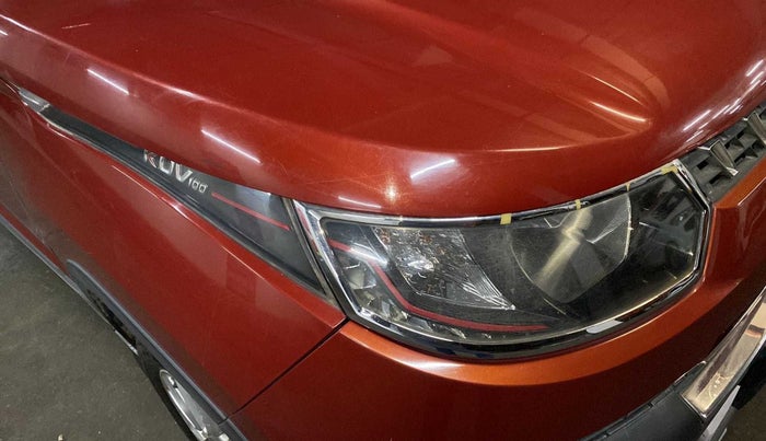 2016 Mahindra Kuv100 K8 5 STR, Petrol, Manual, 27,455 km, Right headlight - Minor scratches
