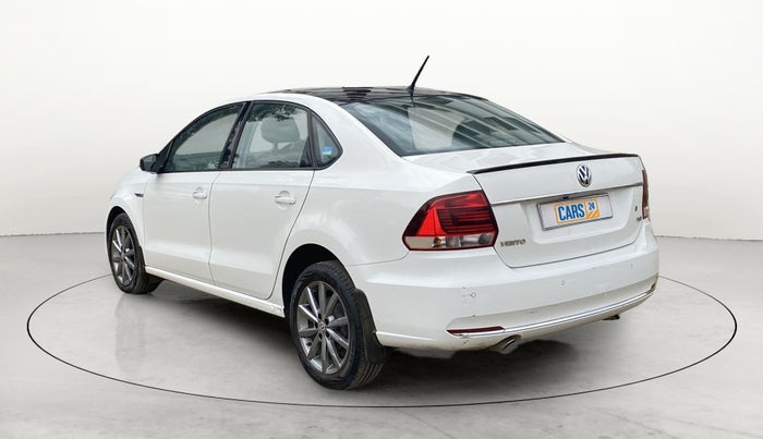 2019 Volkswagen Vento HIGHLINE PLUS 1.2 AT 16 ALLOY, Petrol, Automatic, 45,744 km, Left Back Diagonal