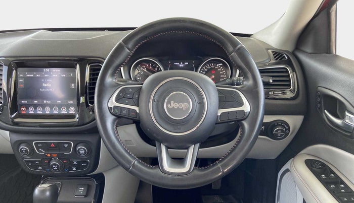 2019 Jeep Compass LIMITED PLUS PETROL AT, Petrol, Automatic, 1,14,643 km, Steering Wheel Close Up