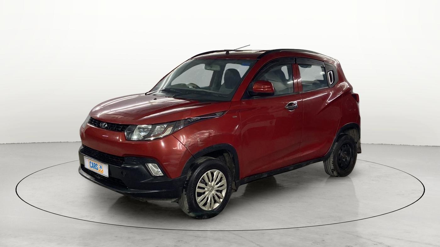 2016 Mahindra Kuv100 K4 6 STR, Petrol, Manual, 53,367 km, Left Front Diagonal