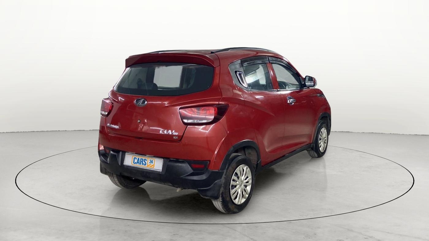 2016 Mahindra Kuv100 K4 6 STR, Petrol, Manual, 53,367 km, Right Back Diagonal