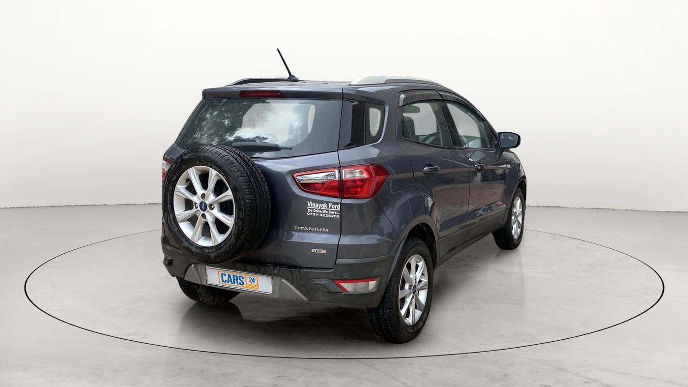 2018 Ford Ecosport TITANIUM 1.5L DIESEL, Diesel, Manual, 86,596 km, Right Back Diagonal