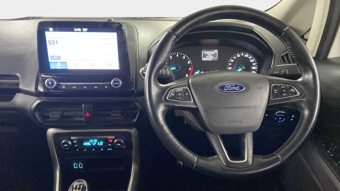 2018 Ford Ecosport TITANIUM 1.5L PETROL, Petrol, Manual, 32,799 km, Steering Wheel Close Up