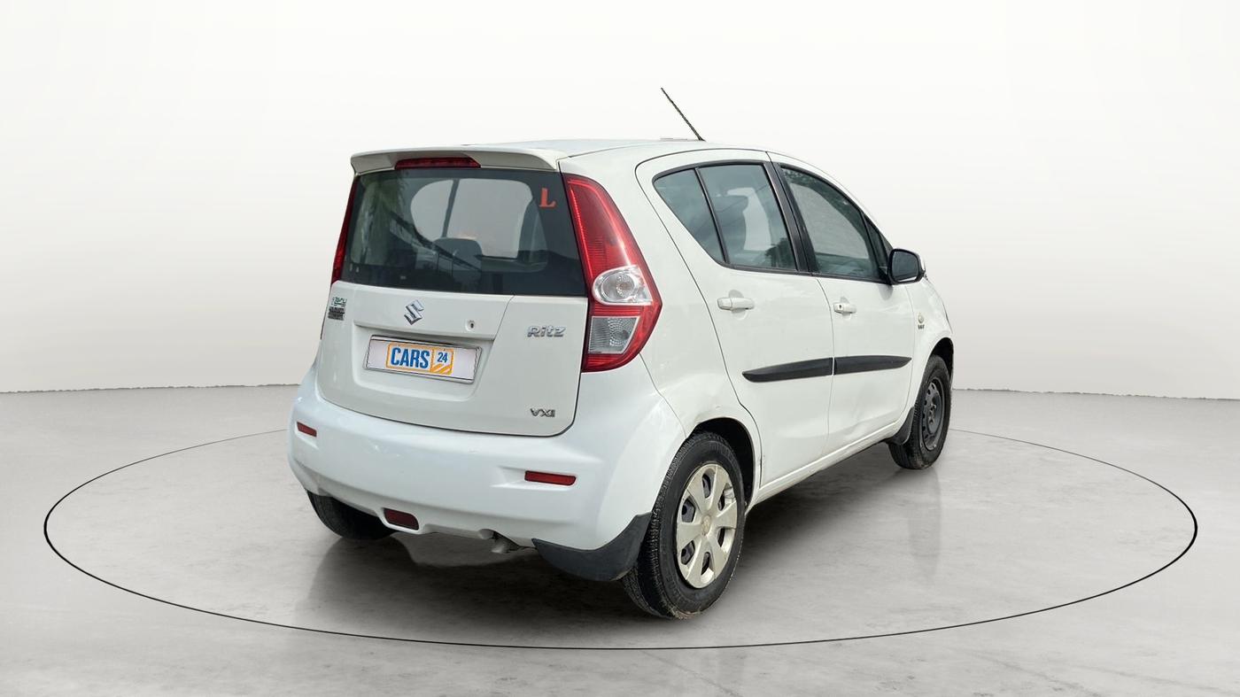 2014 Maruti Ritz VXI ABS AMT, CNG, Automatic, 65,999 km, Right Back Diagonal