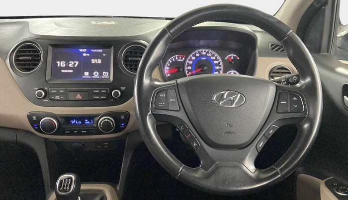 2017 Hyundai Grand i10 ASTA 1.2 KAPPA VTVT, Petrol, Manual, 27,023 km, Steering Wheel Close Up