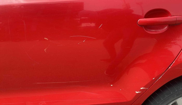 2018 Volkswagen Polo GT TSI AT, Petrol, Automatic, 1,12,625 km, Rear left door - Minor scratches