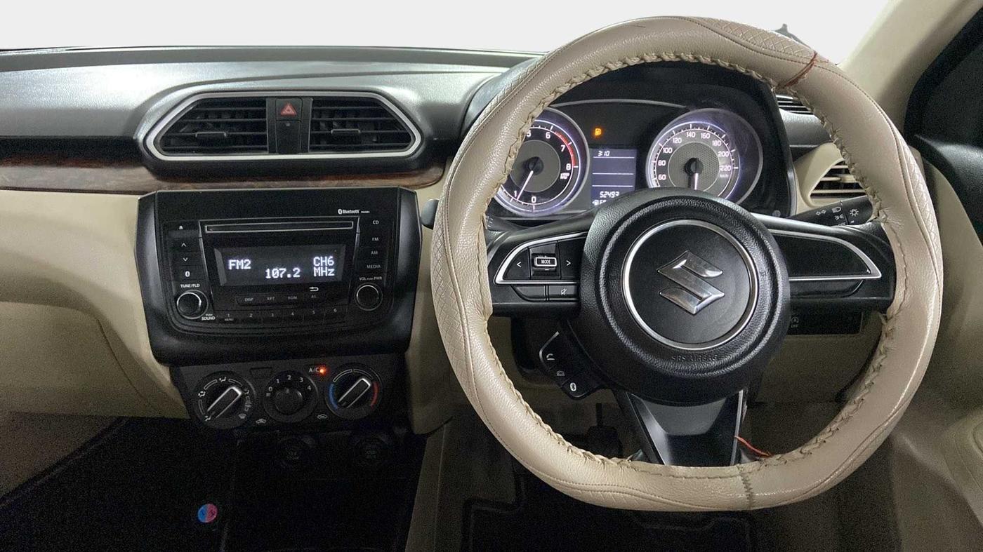 2020 Maruti Dzire VXI, Petrol, Manual, 52,492 km, Steering Wheel Close Up