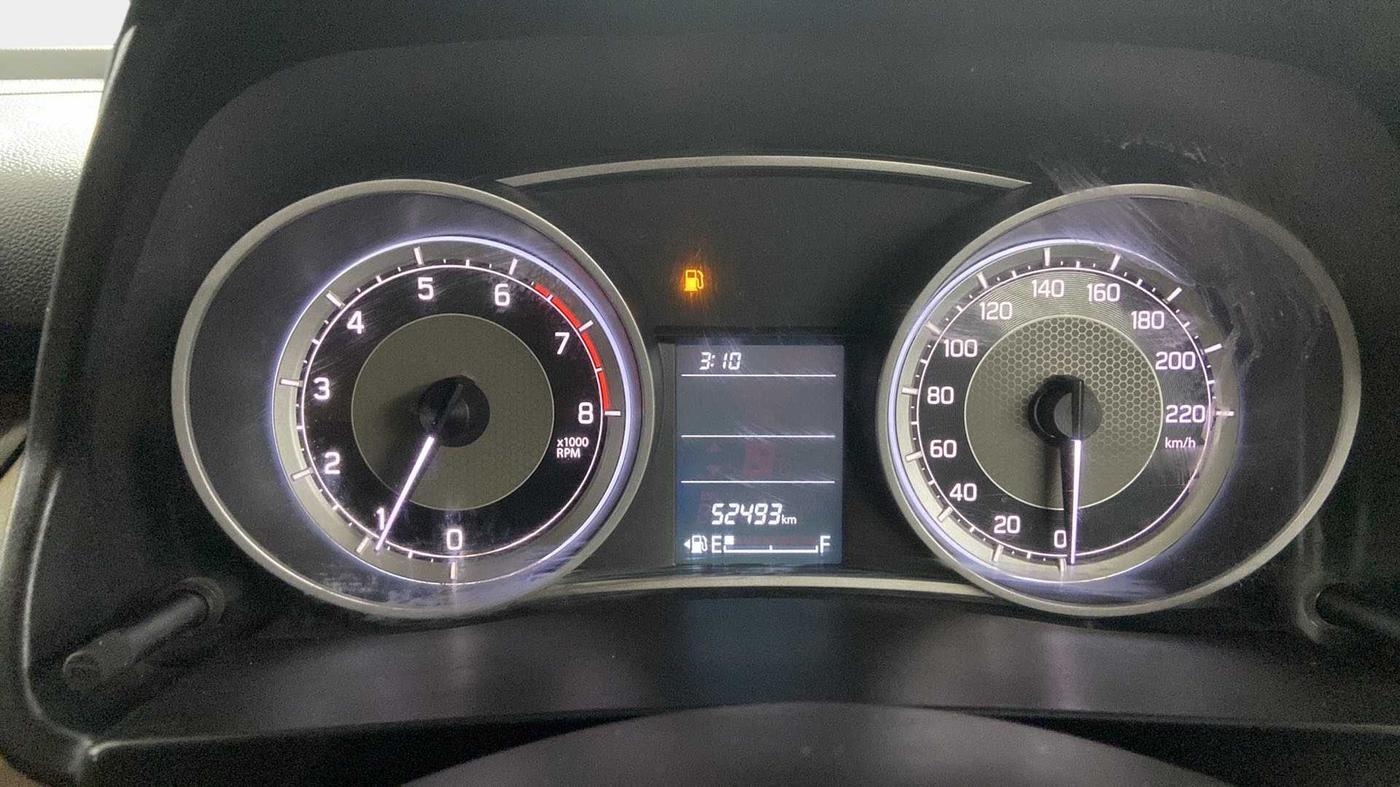 2020 Maruti Dzire VXI, Petrol, Manual, 52,492 km, Odometer Image