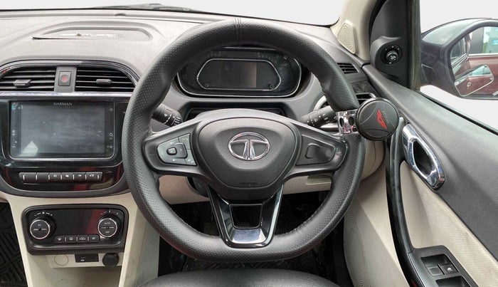 2022 Tata TIGOR XZ PLUS CNG, CNG, Manual, 13,145 km, Steering Wheel Close Up