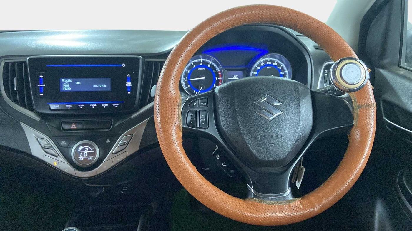 2019 Maruti Baleno DELTA PETROL 1.2, Petrol, Manual, 35,072 km, Steering Wheel Close Up