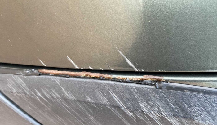 2022 Tata TIAGO NRG XZ AMT, Petrol, Automatic, 17,252 km, Left quarter panel - Rusted