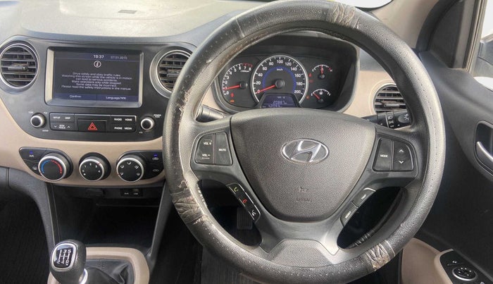 2019 Hyundai Grand i10 SPORTZ 1.2 KAPPA VTVT, Petrol, Manual, 42,090 km, Steering Wheel Close Up