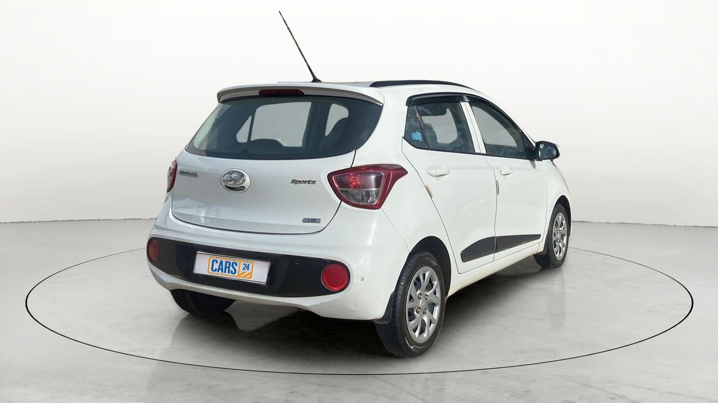 2019 Hyundai Grand i10 SPORTZ 1.2 KAPPA VTVT, Petrol, Manual, 42,090 km, Right Back Diagonal