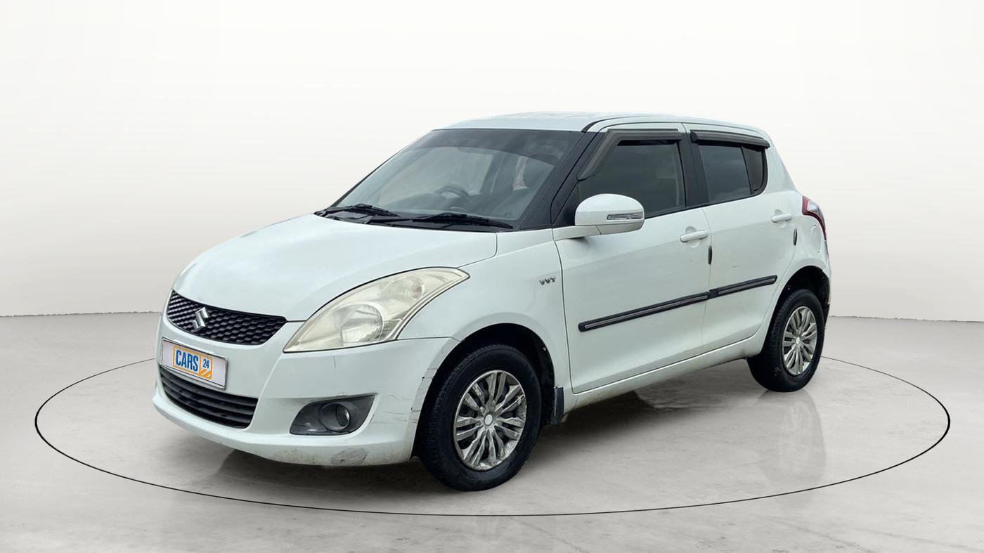 2013 Maruti Swift VXI, Petrol, Manual, 79,055 km, Left Front Diagonal