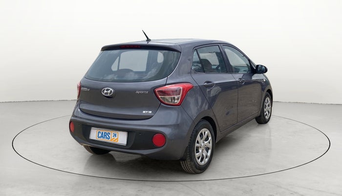 2017 Hyundai Grand i10 SPORTZ 1.2 KAPPA VTVT, CNG, Manual, 39,310 km, Right Back Diagonal