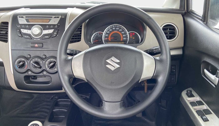 2014 Maruti Wagon R 1.0 VXI, Petrol, Manual, 25,135 km, Steering Wheel Close Up