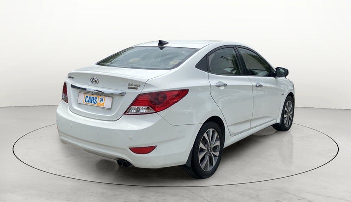 2014 Hyundai Verna FLUIDIC 1.6 CRDI SX OPT AT, Diesel, Automatic, 65,355 km, Right Back Diagonal