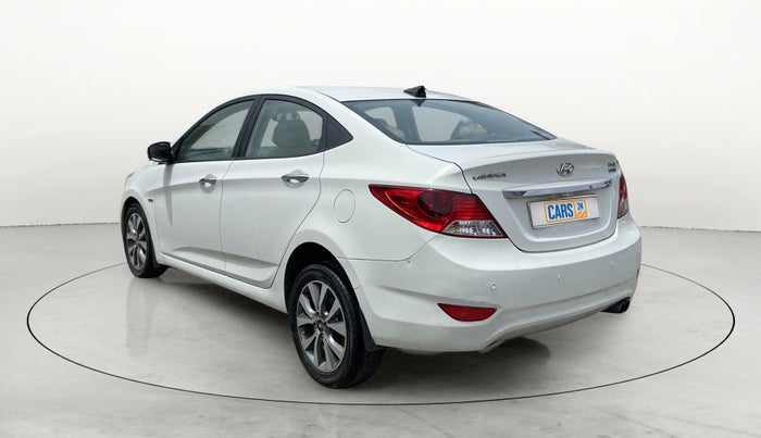 2014 Hyundai Verna FLUIDIC 1.6 CRDI SX OPT AT, Diesel, Automatic, 65,355 km, Left Back Diagonal