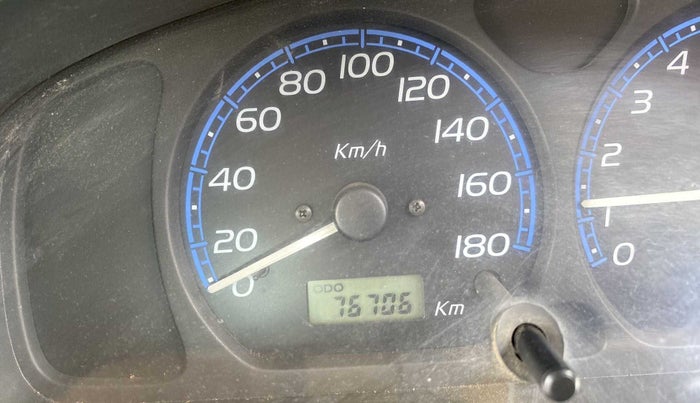 2010 Maruti Wagon R VXI MINOR, Petrol, Manual, 77,292 km, Odometer Image
