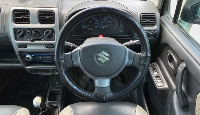 2010 Maruti Wagon R VXI MINOR, Petrol, Manual, 77,292 km, Steering Wheel Close Up