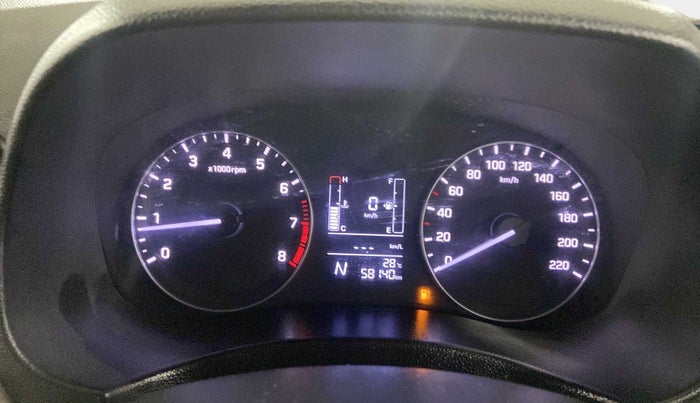 2019 Hyundai Creta SX AT 1.6 PETROL, Petrol, Automatic, 58,139 km, Odometer Image
