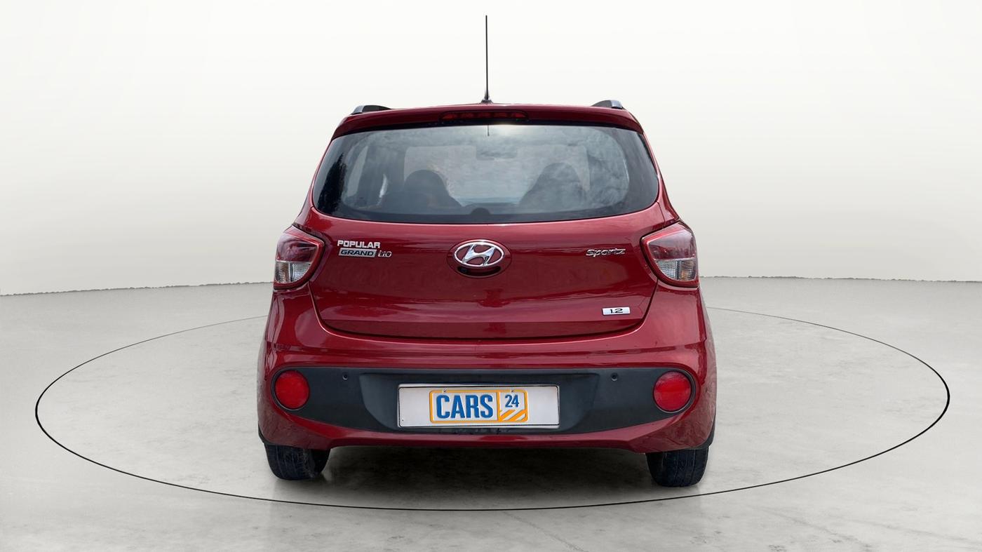 2017 Hyundai Grand i10 SPORTZ (O) 1.2 KAPPA VTVT, Petrol, Manual, 33,482 km, Back/Rear
