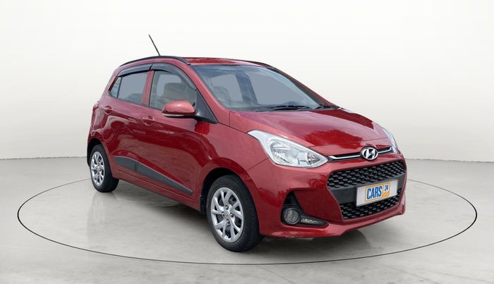 2017 Hyundai Grand i10 SPORTZ (O) 1.2 KAPPA VTVT, Petrol, Manual, 33,482 km, Right Front Diagonal