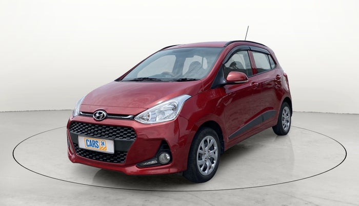 2017 Hyundai Grand i10 SPORTZ (O) 1.2 KAPPA VTVT, Petrol, Manual, 33,482 km, Left Front Diagonal
