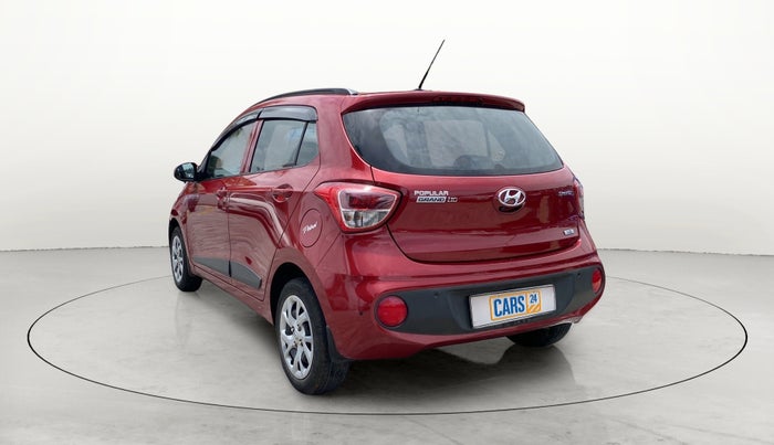 2017 Hyundai Grand i10 SPORTZ (O) 1.2 KAPPA VTVT, Petrol, Manual, 33,482 km, Left Back Diagonal