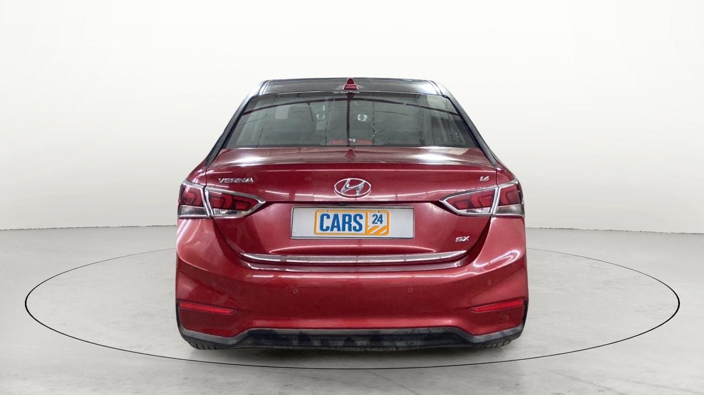 2018 Hyundai Verna 1.6 VTVT SX (O) AT, Petrol, Automatic, 45,767 km, Back/Rear
