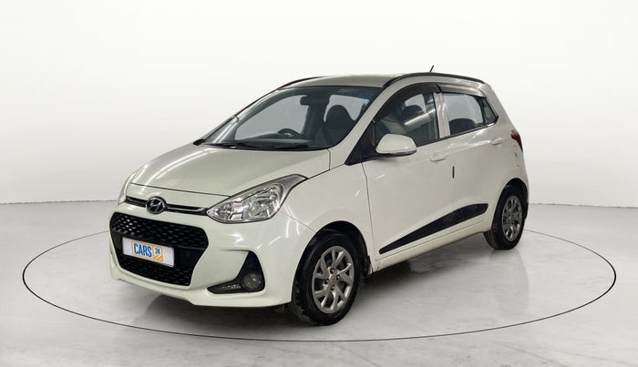 2019 Hyundai Grand i10 SPORTZ 1.2 KAPPA VTVT, Petrol, Manual, 28,538 km, Left Front Diagonal