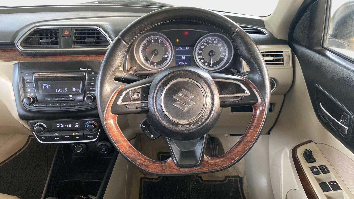 2018 Maruti Dzire ZXI AMT, Petrol, Automatic, 64,268 km, Steering Wheel Close Up