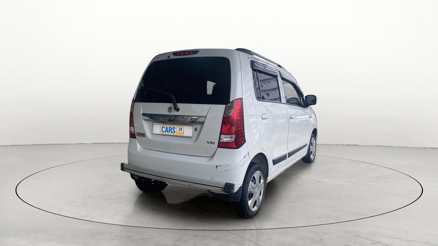 2017 Maruti Wagon R 1.0 VXI, Petrol, Manual, 18,345 km, Right Back Diagonal