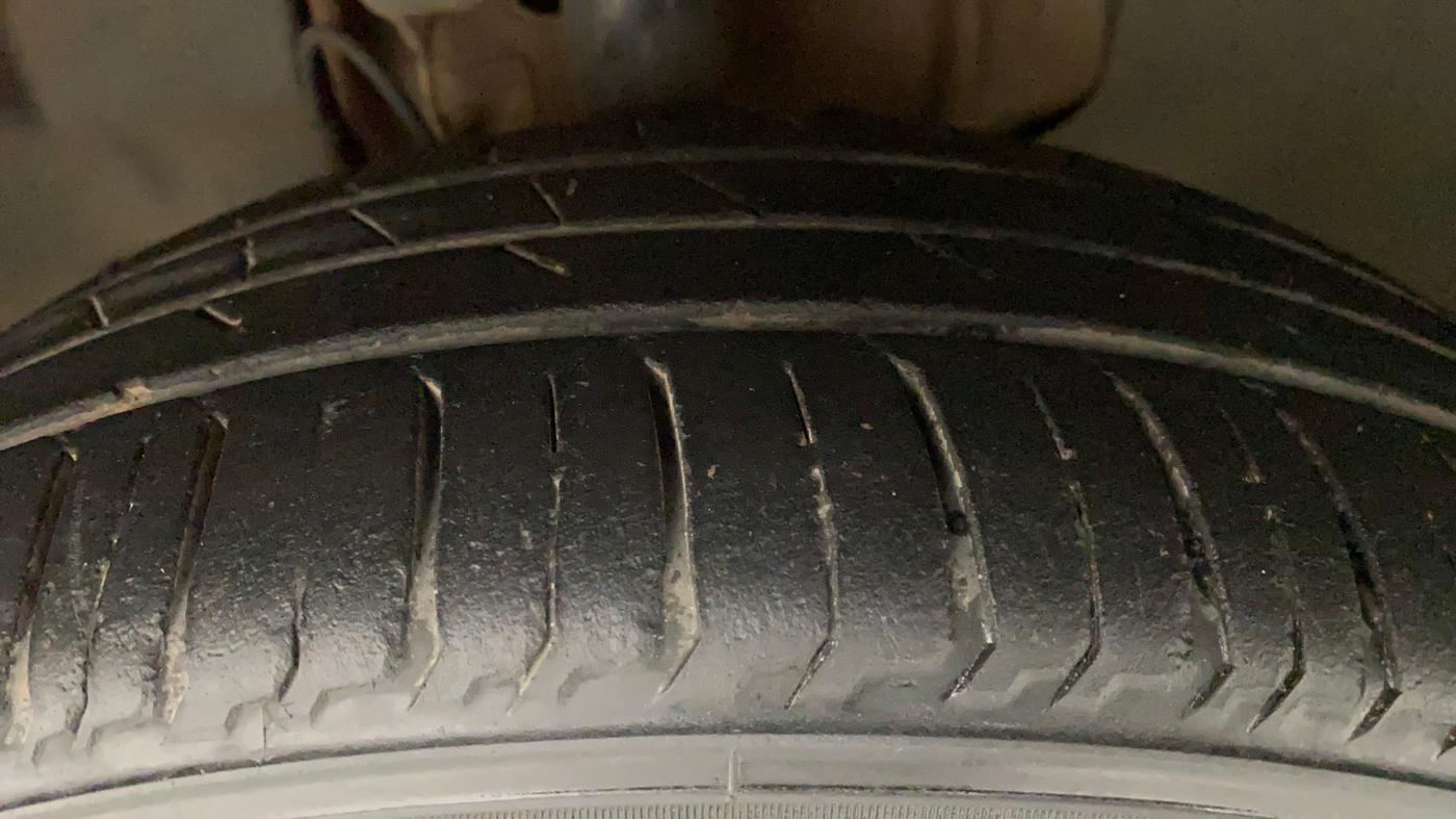 2017 Tata TIGOR XZ (O) PETROL, Petrol, Manual, 51,041 km, Left Front Tyre Tread