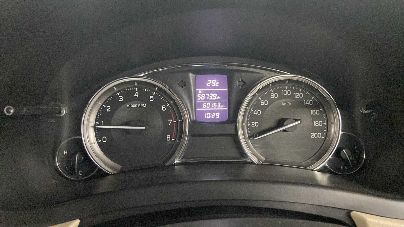 2016 Maruti Ciaz ZXI+, Petrol, Manual, 60,162 km, Odometer Image