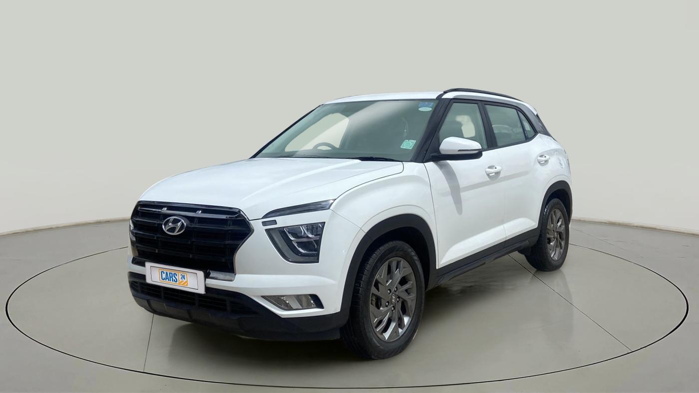 2020 Hyundai Creta SX (O) 1.4 TURBO DCT, Petrol, Automatic, 30,113 km, Left Front Diagonal