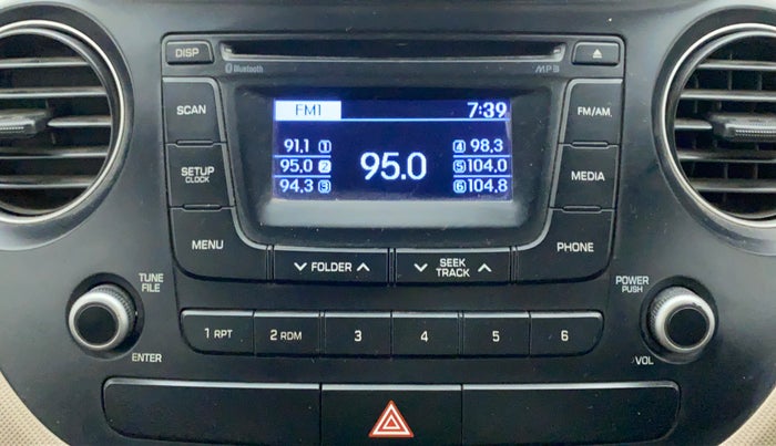 2014 Hyundai Xcent S (O) 1.2, Petrol, Manual, 45,061 km, Infotainment System
