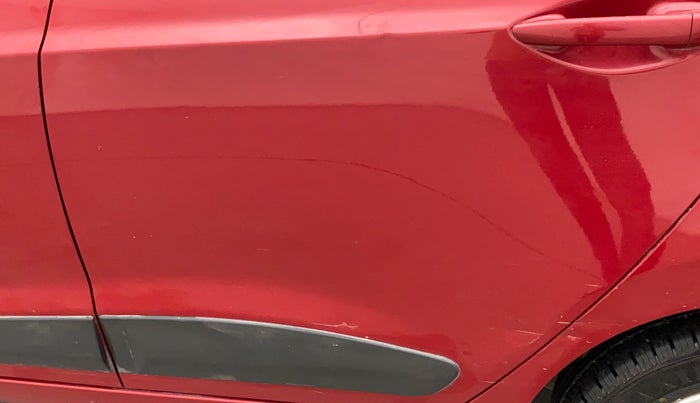 2014 Hyundai Xcent S (O) 1.2, Petrol, Manual, 45,061 km, Rear left door - Slightly dented