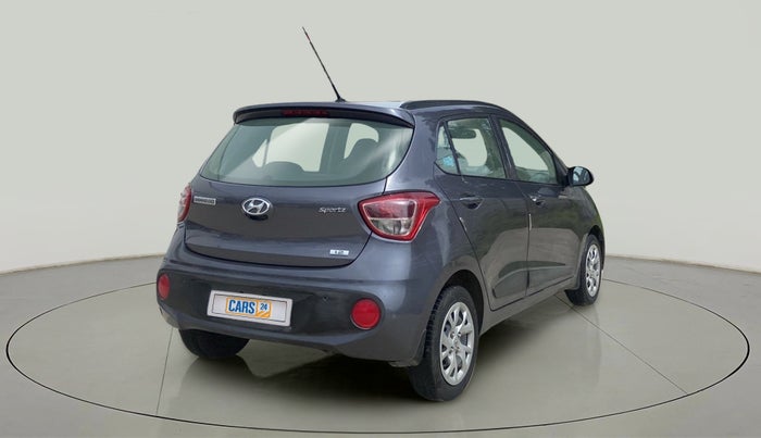 2019 Hyundai Grand i10 SPORTZ 1.2 KAPPA VTVT, Petrol, Manual, 42,976 km, Right Back Diagonal