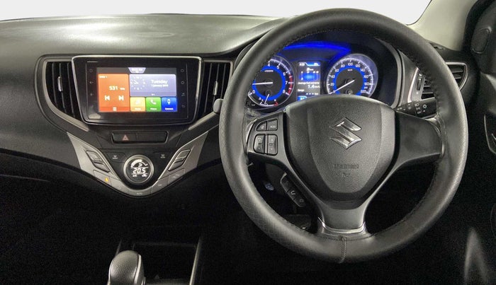 2020 Maruti Baleno ZETA CVT PETROL 1.2, Petrol, Automatic, 40,835 km, Steering Wheel Close Up