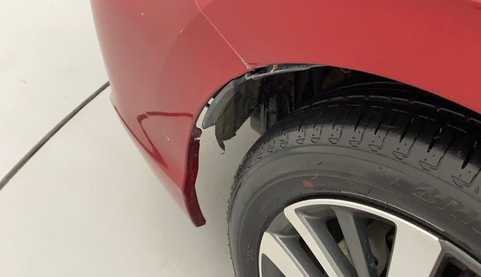 2020 Honda City 1.5L I-VTEC ZX, Petrol, Manual, 69,683 km, Left fender - Lining loose