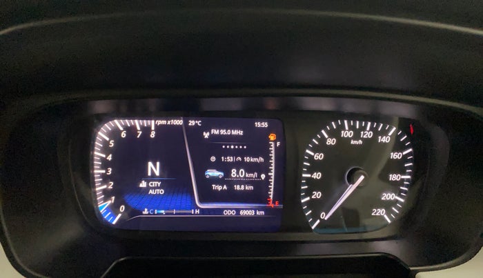 2021 Tata PUNCH CREATIVE  AMT, Petrol, Automatic, 69,002 km, Odometer Image