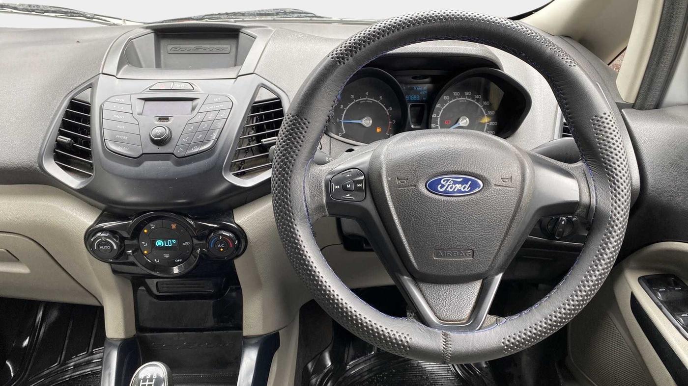 2017 Ford Ecosport TREND+ 1.0L ECOBOOST, Petrol, Manual, 87,727 km, Steering Wheel Close Up