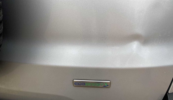 2017 Ford Ecosport TREND+ 1.0L ECOBOOST, Petrol, Manual, 87,727 km, Dicky (Boot door) - Slightly dented