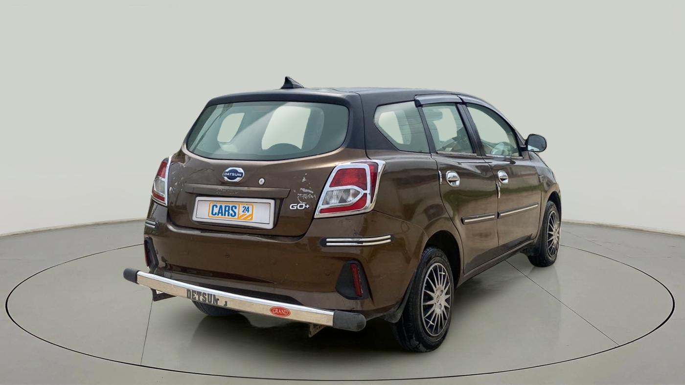 2018 Datsun Go Plus T, Petrol, Manual, 27,153 km, Right Back Diagonal