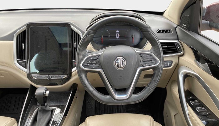 2022 MG HECTOR SHARP 1.5 PETROL CVT, Petrol, Automatic, 10,413 km, Steering Wheel Close Up