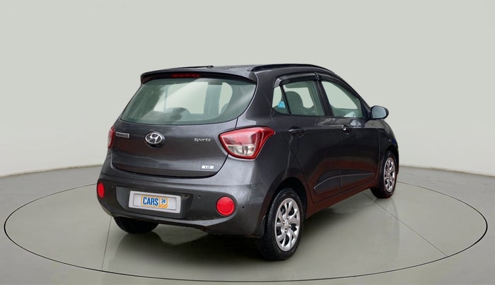 2019 Hyundai Grand i10 SPORTZ 1.2 KAPPA VTVT, Petrol, Manual, 50,381 km, Right Back Diagonal