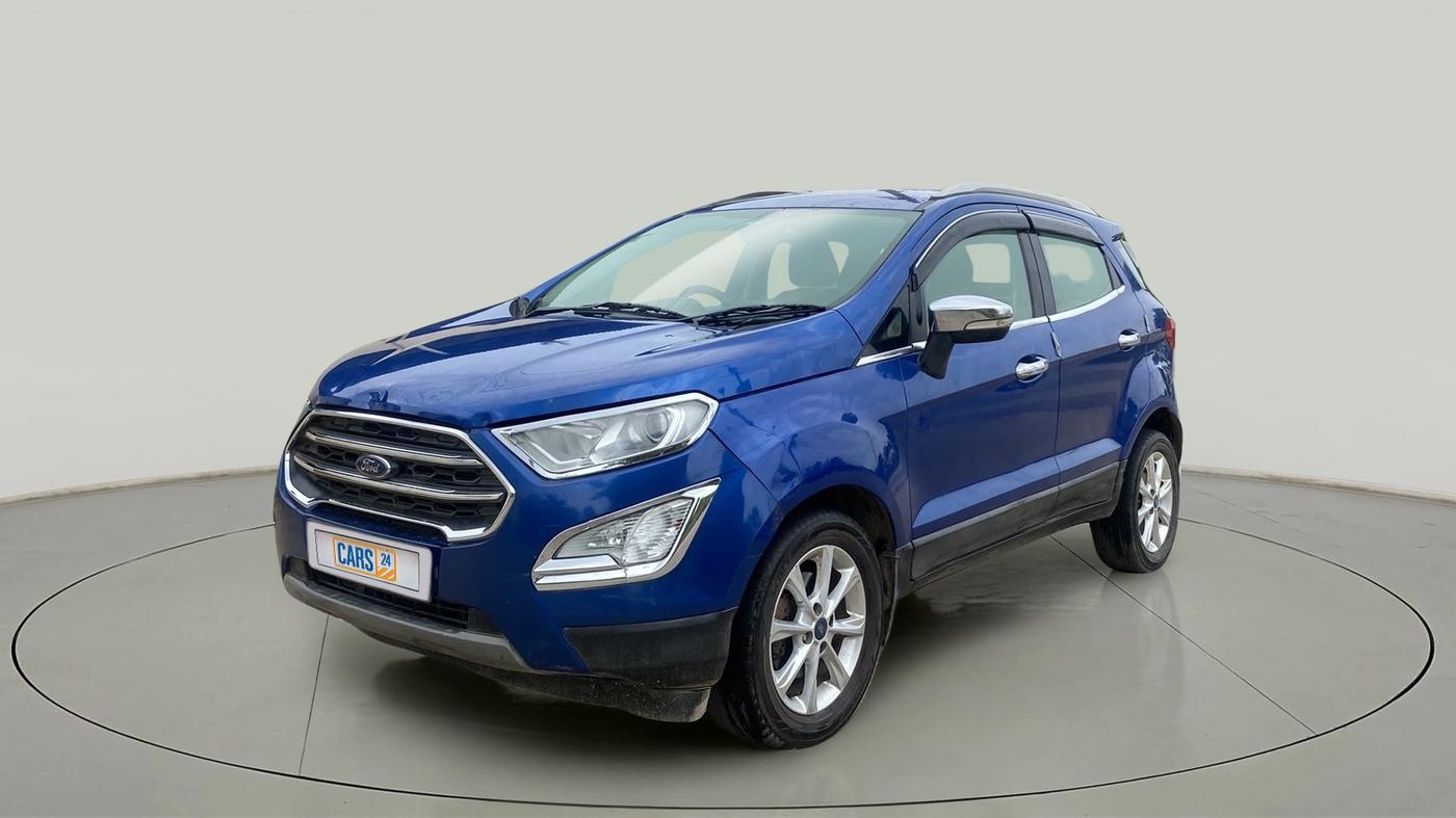 2018 Ford Ecosport TITANIUM 1.5L DIESEL, Diesel, Manual, 1,04,521 km, Left Front Diagonal